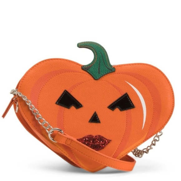 Betsey Johnson Handbags - HP🎉 NWT BETSEY JOHNSON KITSCH GINGER PUMPKIN CROSSBODY 🎃